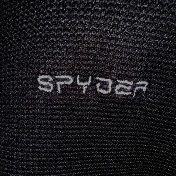 Spyder knit and nylon jacket. Black zip up- L - Picture 7 of 7